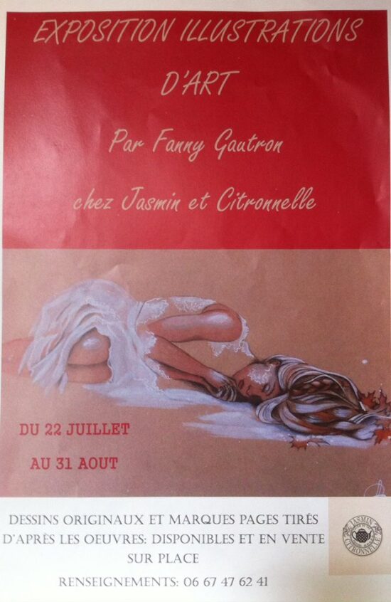 affiche salon de thé